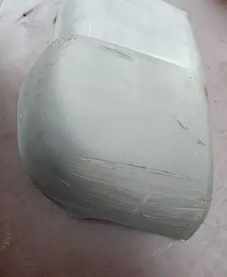 Rear bumper corner part panel trim