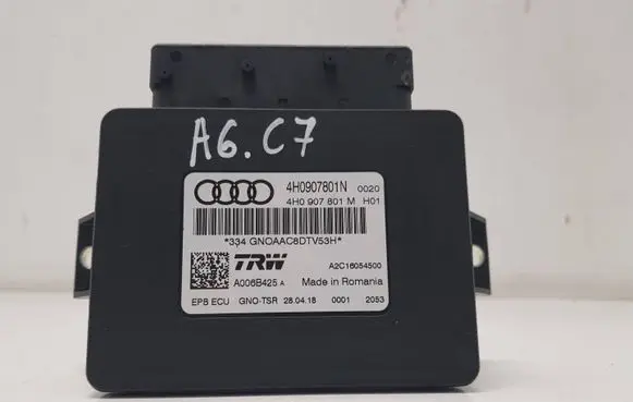 Audi A6 S6 C7 4G Hand brake control module 4H0907801N 4H0907801M