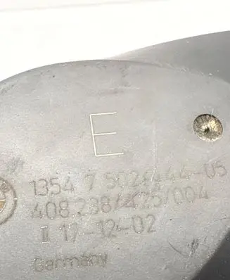 BMW 3 E46 Throttle valve 7502444 08238425004