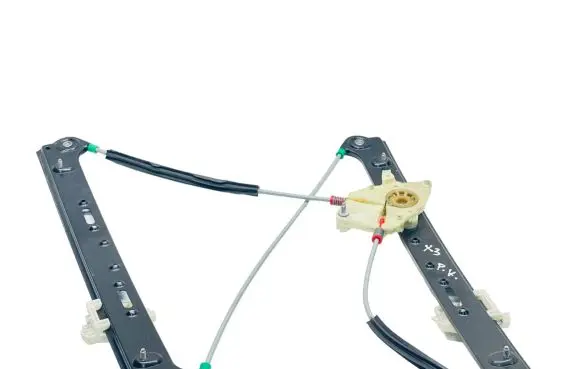 Front window lifting mechanism without motor