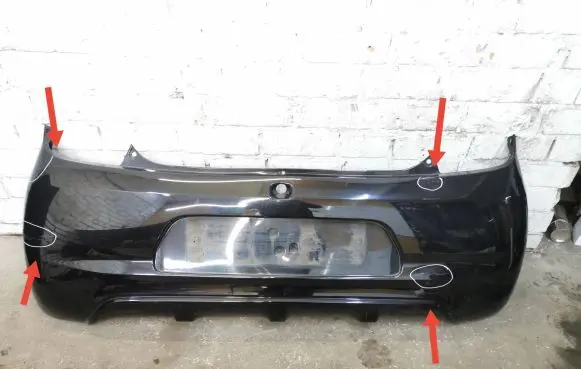 Peugeot 108 Rear bumper 521590H070