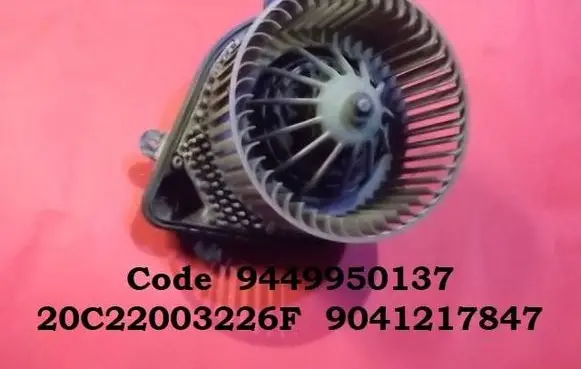 Citroen Jumpy Heater fan/blower 9449950137 20C22003226F 9041217847