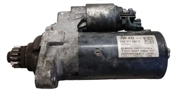 Audi A3 S3 A3 Sportback 8P Starter motor 02Z911024H 19102011 0001153007