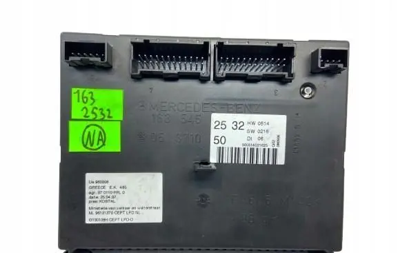 Mercedes-Benz ML W163 Comfort/convenience module A1635452532