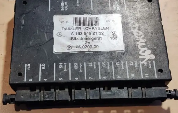 Seat control module