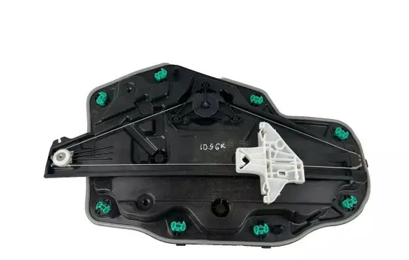 Rear window lifting mechanism without motor