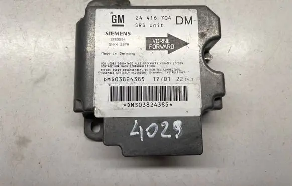 Opel Zafira A Airbag control unit/module 24416704