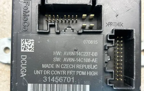 Ford Focus Door control unit/module AV6N14C237BB AV6N14C108AE 31456701