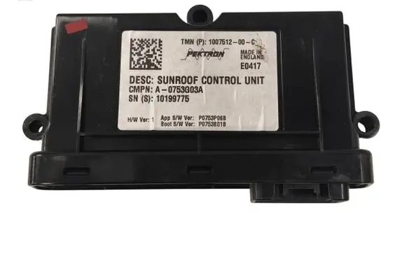 Tesla Model S Sunroof control unit/module 100751200C P0753P06B 10199775