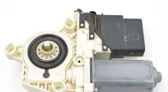 Volkswagen Touran I Front door window regulator motor 993425100