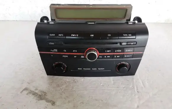 Mazda 3 I Radio/CD/DVD/GPS head unit BP4M66950A 04K1B07144