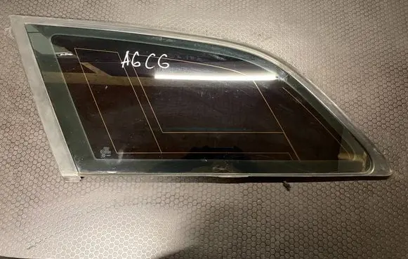 Audi A6 S6 C6 4F Rear side window 43R00081 DOT90AS2M30A EA011404