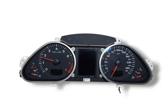 Audi A6 S6 C6 4F Speedometer (instrument cluster) 4F0910900C 5540007312 503000733600