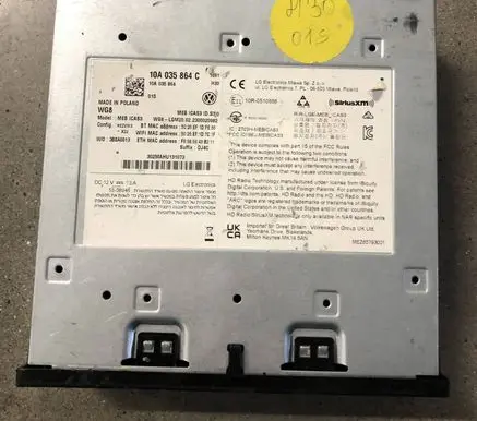 Volkswagen ID.3 MMI control unit 10A035864C 10A035864