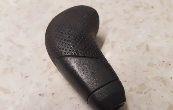 Mitsubishi Pajero Gear lever shifter trim leather/knob