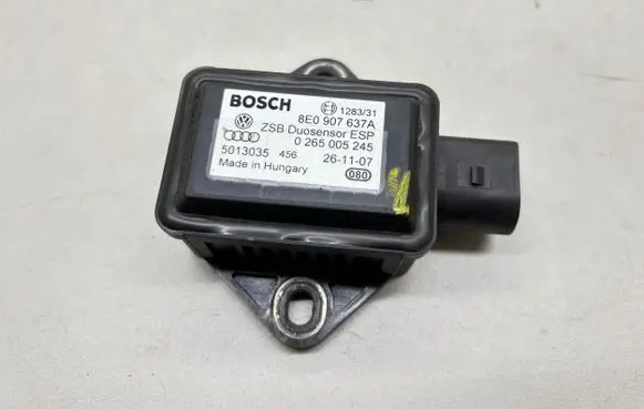 Audi A8 S8 D3 4E ESP acceleration yaw rate sensor 8E0907637A