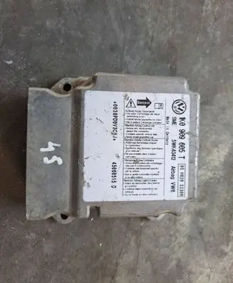 Volkswagen Jetta V Airbag control unit/module 1K0909605T 5WK43412 0038PD0V3CAJ