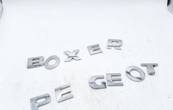Peugeot Boxer Rear loading door model letters NOCODE