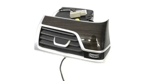 Dashboard air vent grill cover trim
