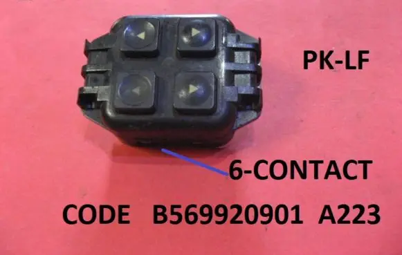 Fiat Tipo Electric window control switch B569920901 A223