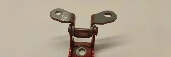 Rear door upper hinge