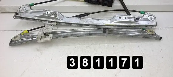 Front door window regulator with motor