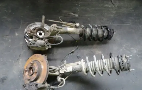 Ford Fiesta Front shock absorber with coil spring