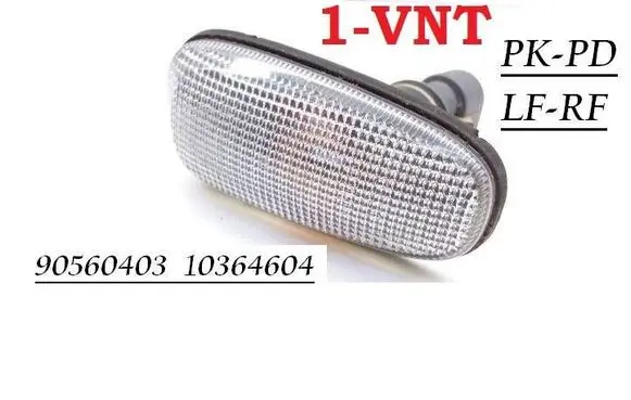 Opel Astra G Front fender indicator light 90560403 10364604