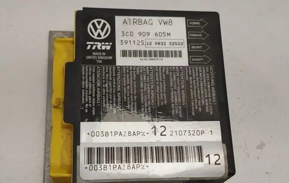 Volkswagen PASSAT B6 Airbag control unit/module 3C0909605M