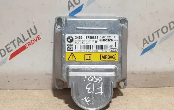 BMW 6 F12 F13 Airbag control unit/module 6799887 34526799887