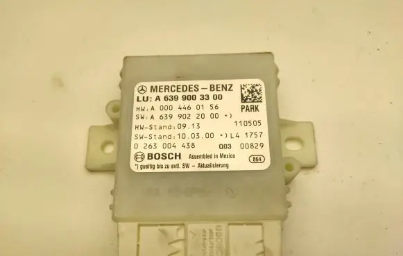 Mercedes-Benz Vito Viano W639 Parking PDC control unit/module A6399003300