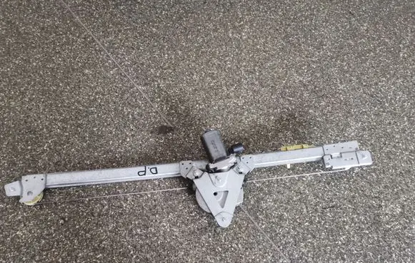 Front door window regulator with motor