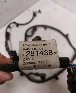 Citroen C3 Parking sensor (PDC) wiring loom 9828143880 33942