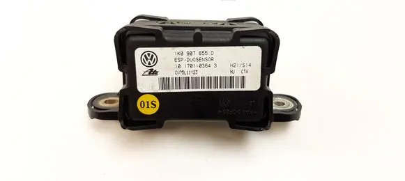 Audi A3 S3 A3 Sportback 8P ESP acceleration yaw rate sensor 1K0907655D 10170103643