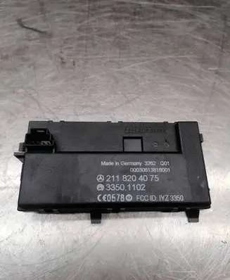 Keyless (KESSY) go control unit/module