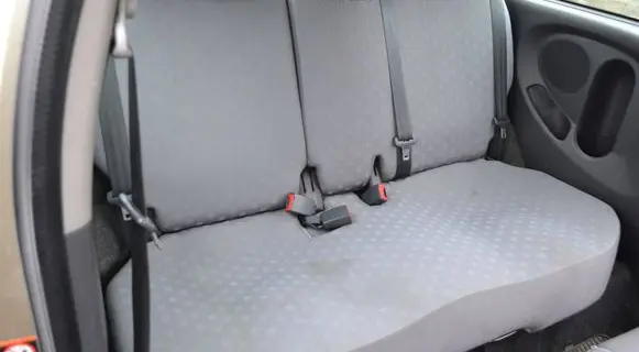 Nissan Micra Second row seats 