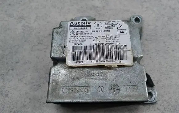 Citroen Berlingo Airbag control unit/module 9665250280