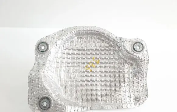 Heat shield in engine bay