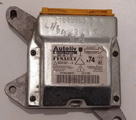 Renault Laguna II Airbag control unit/module 605487500 216191036A 8200412021