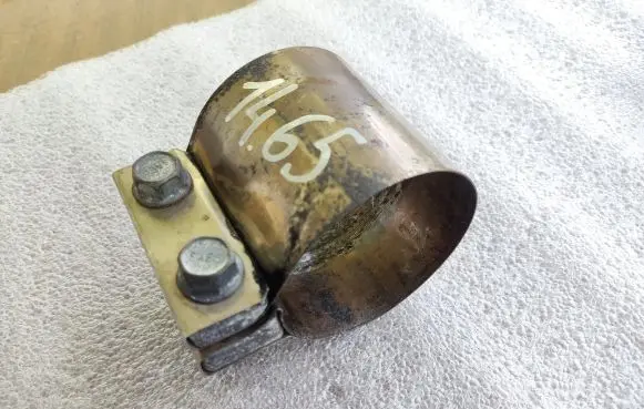 BMW 3 F30 F35 F31 Muffler pipe connector clamp 7560815 18307560815