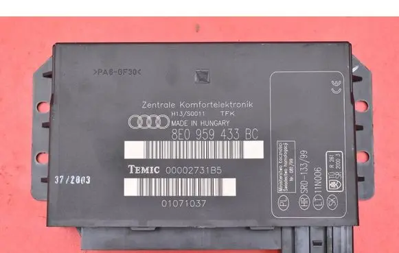 Audi A4 S4 B6 8E 8H Comfort/convenience module 8E0959433BC