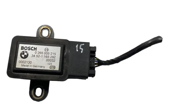 BMW 3 E46 ESP acceleration yaw rate sensor 1165292 34521165292 0265005215