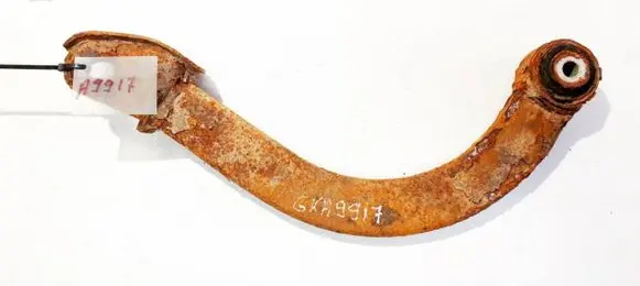 Rear upper control arm/wishbone