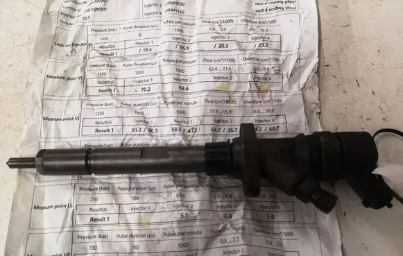 Peugeot 406 Fuel injector 0445110036
