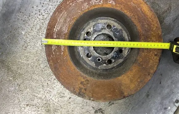 Mercedes-Benz GL X164 Front brake disc