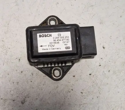 Peugeot 607 ESP acceleration yaw rate sensor 9645447780 0015638 0265005253