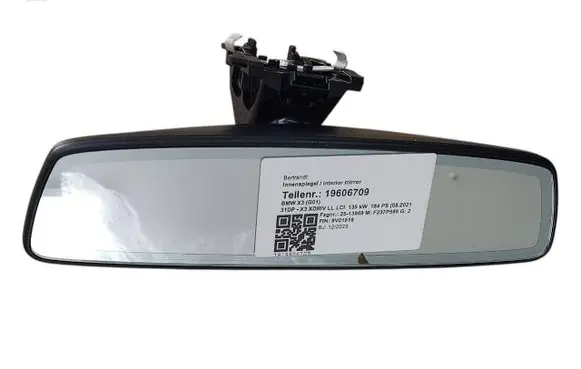 BMW X3 G01 Rear view mirror (interior) 9438988 9056051 51169438988