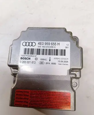 Audi A8 S8 D3 4E Airbag control unit/module 4E0959655H 4E0910655D