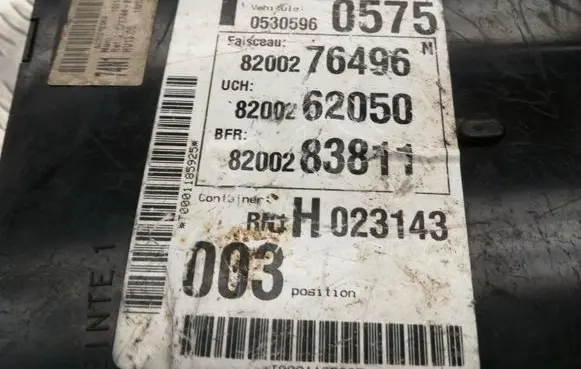 Renault Laguna II Fuse module 8200262050
