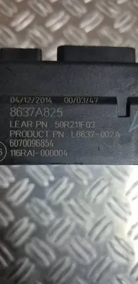 Mitsubishi Lancer VIII Fuse box set 8637A825